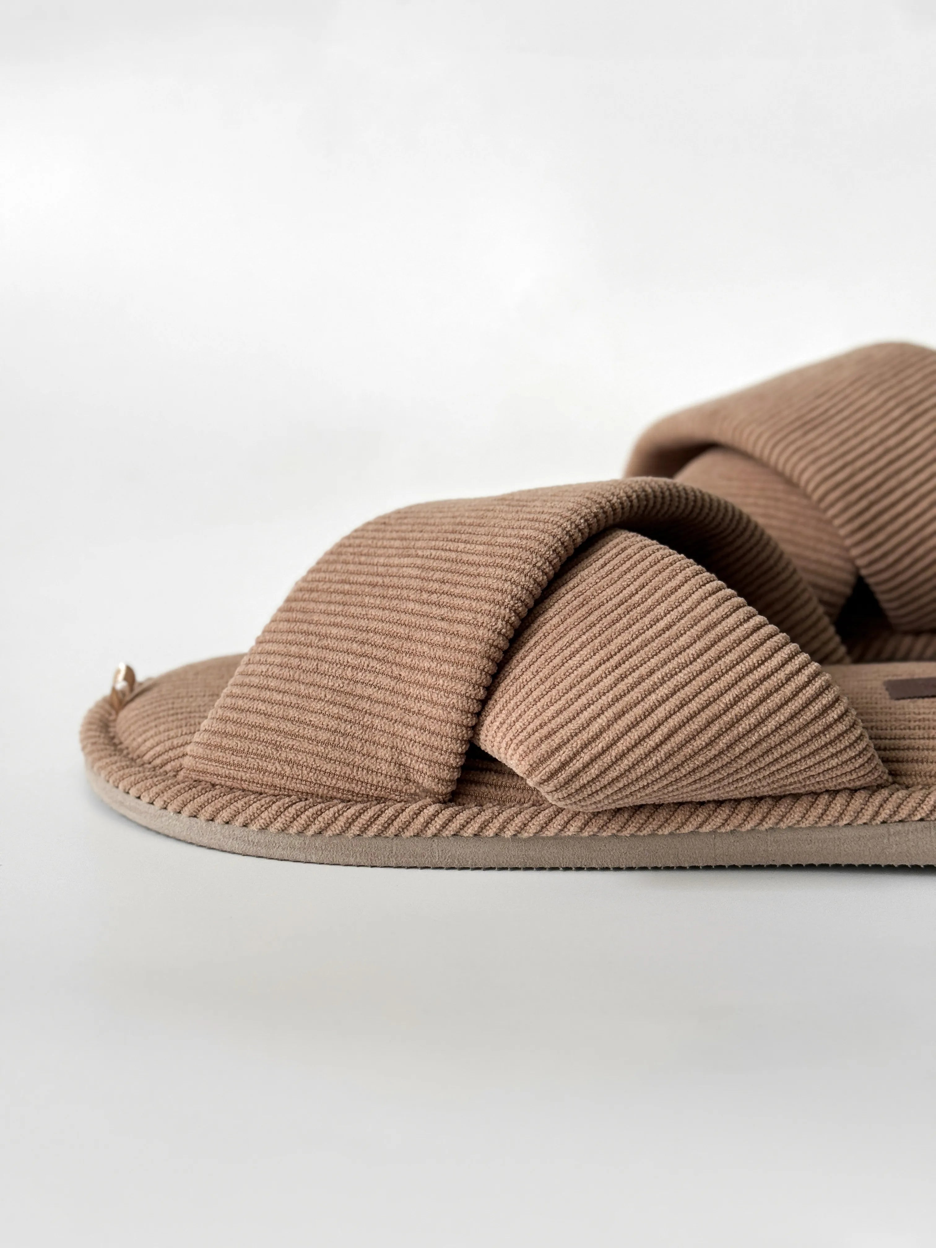 Women's slippers HS-VL mocha velvet