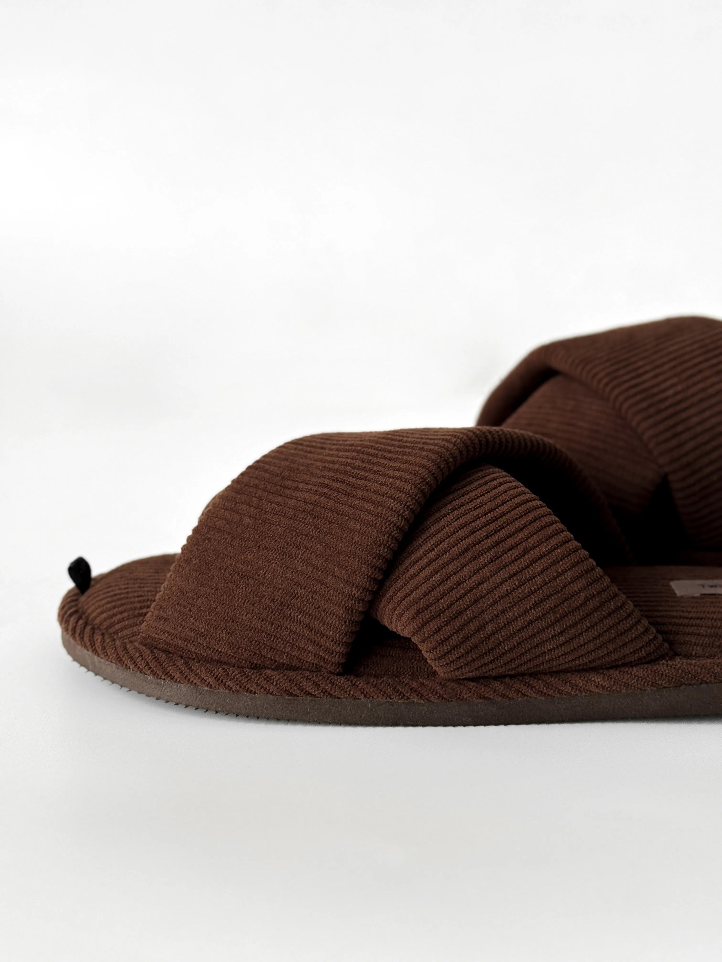 Women's slippers HS-VL velvet chocolate