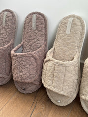 Women's slippers HS-VL terry ANNA gray