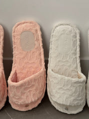 Women's slippers HS-VL Terry milky