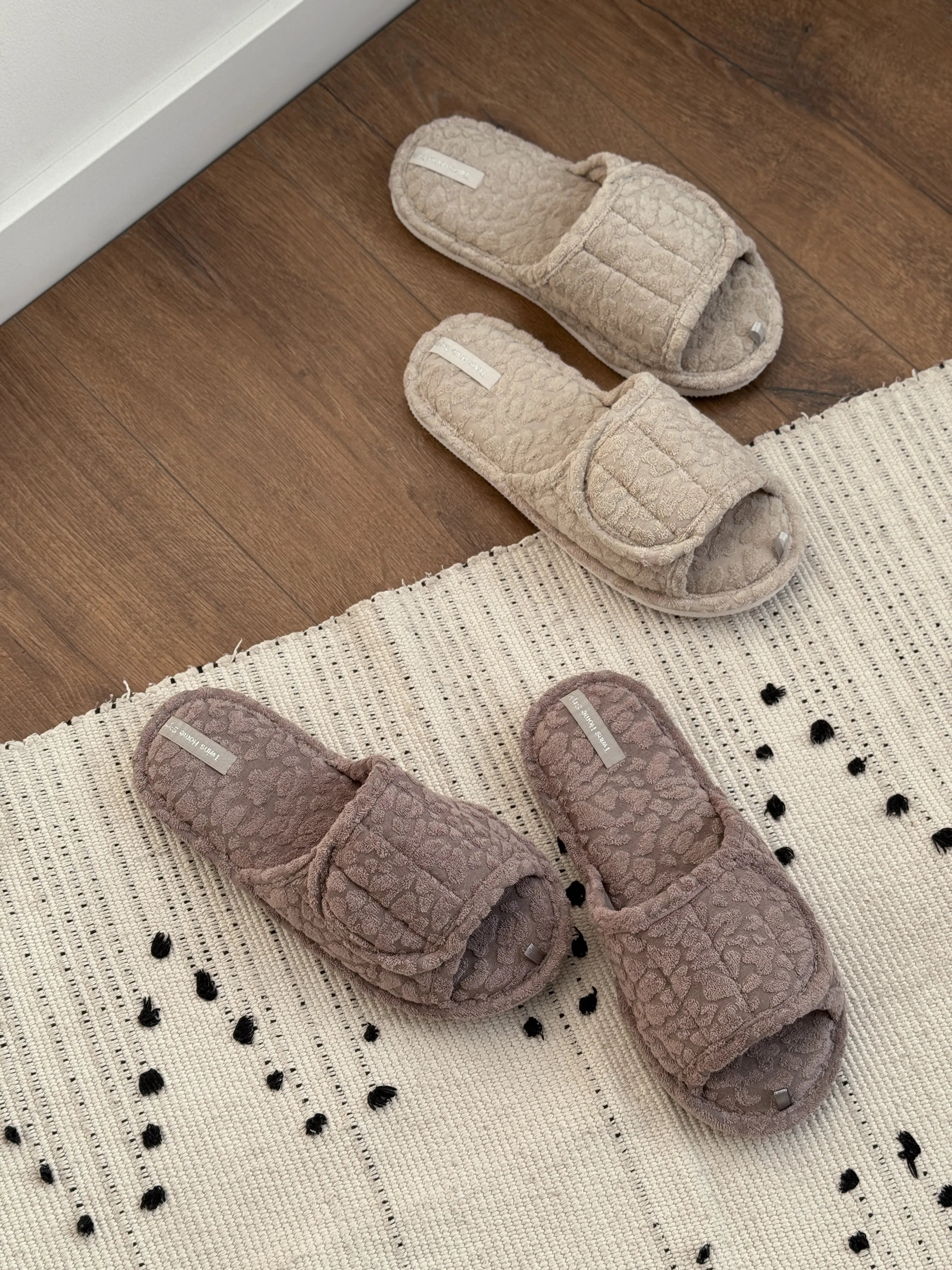 Women's slippers HS-VL terry ANNA gray