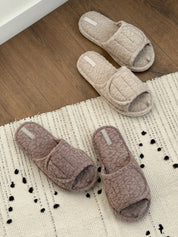 Women's slippers HS-VL terry ANNA gray