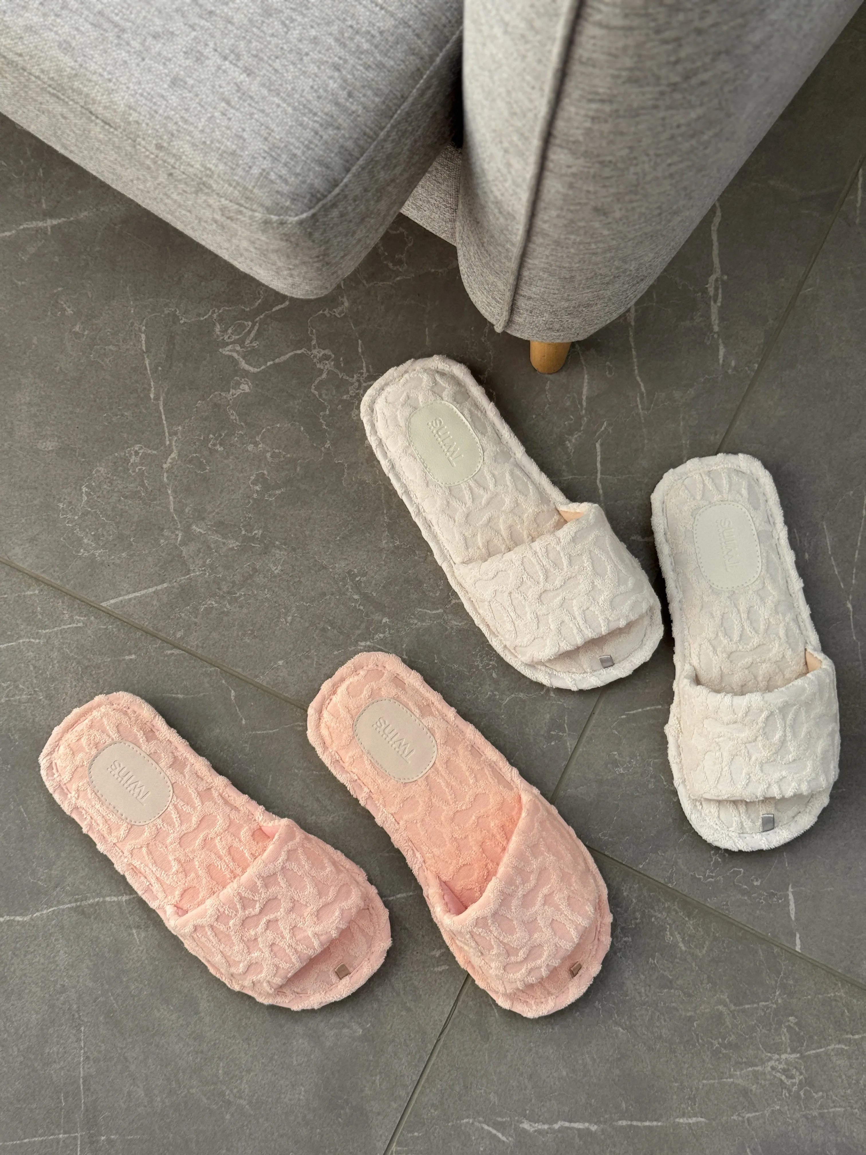 Women's slippers HS-VL Terry peach