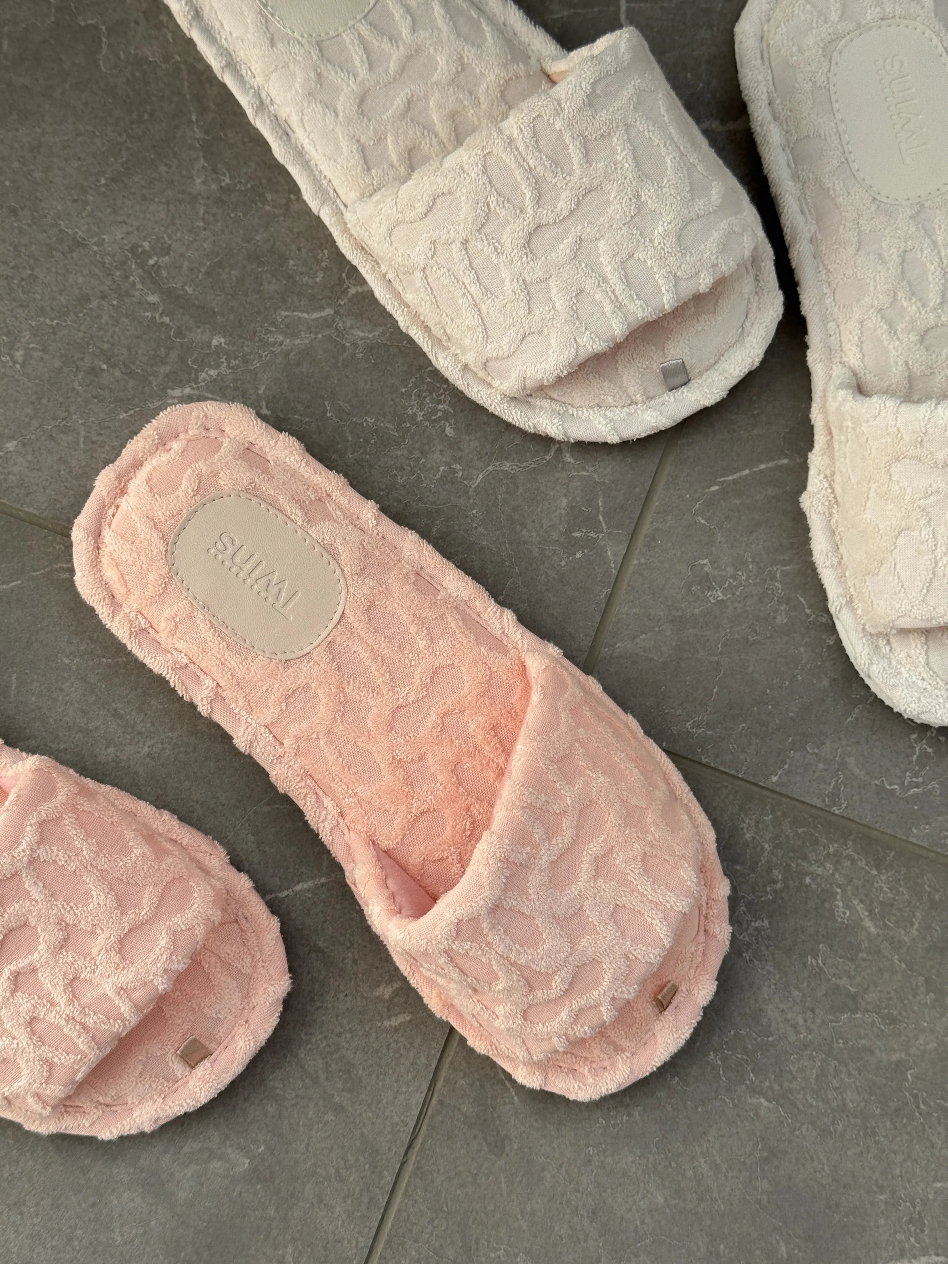Women's slippers HS-VL Terry milky