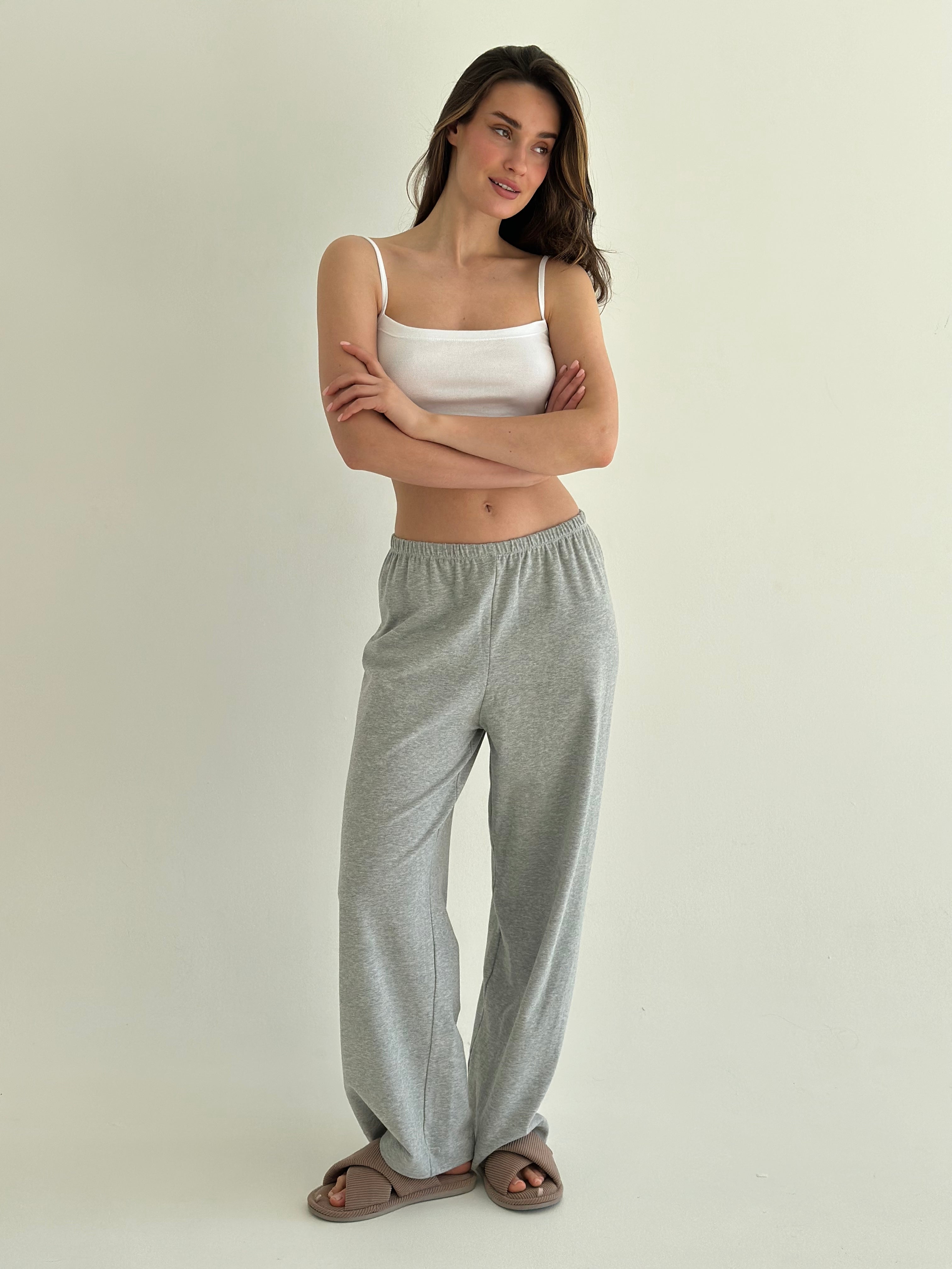 Knitwear “Tenderness” Strappy top white