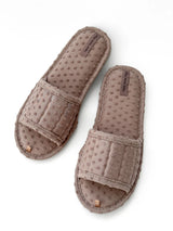 Women's slippers HS-VL points gray