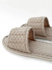 Women's slippers HS-VL points beige