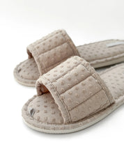 Women's slippers HS-VL points beige