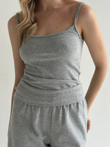 Knitwear “Tenderness” Tank top, gray