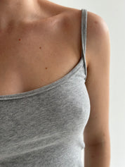 Knitwear “Tenderness” Tank top, gray