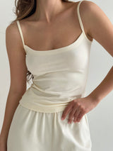 Knitwear “Tenderness” Tank top, milky