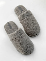 Men's Teddy slippers, gray