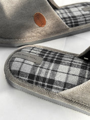 Men's gray slippers