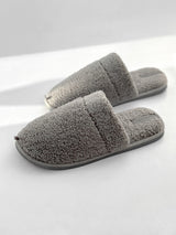Men's Teddy slippers, gray