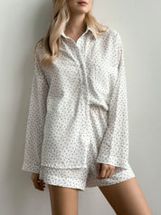 Batiste reaper Suit shirt and shorts red flower