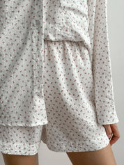 Batiste reaper Suit shirt and shorts red flower