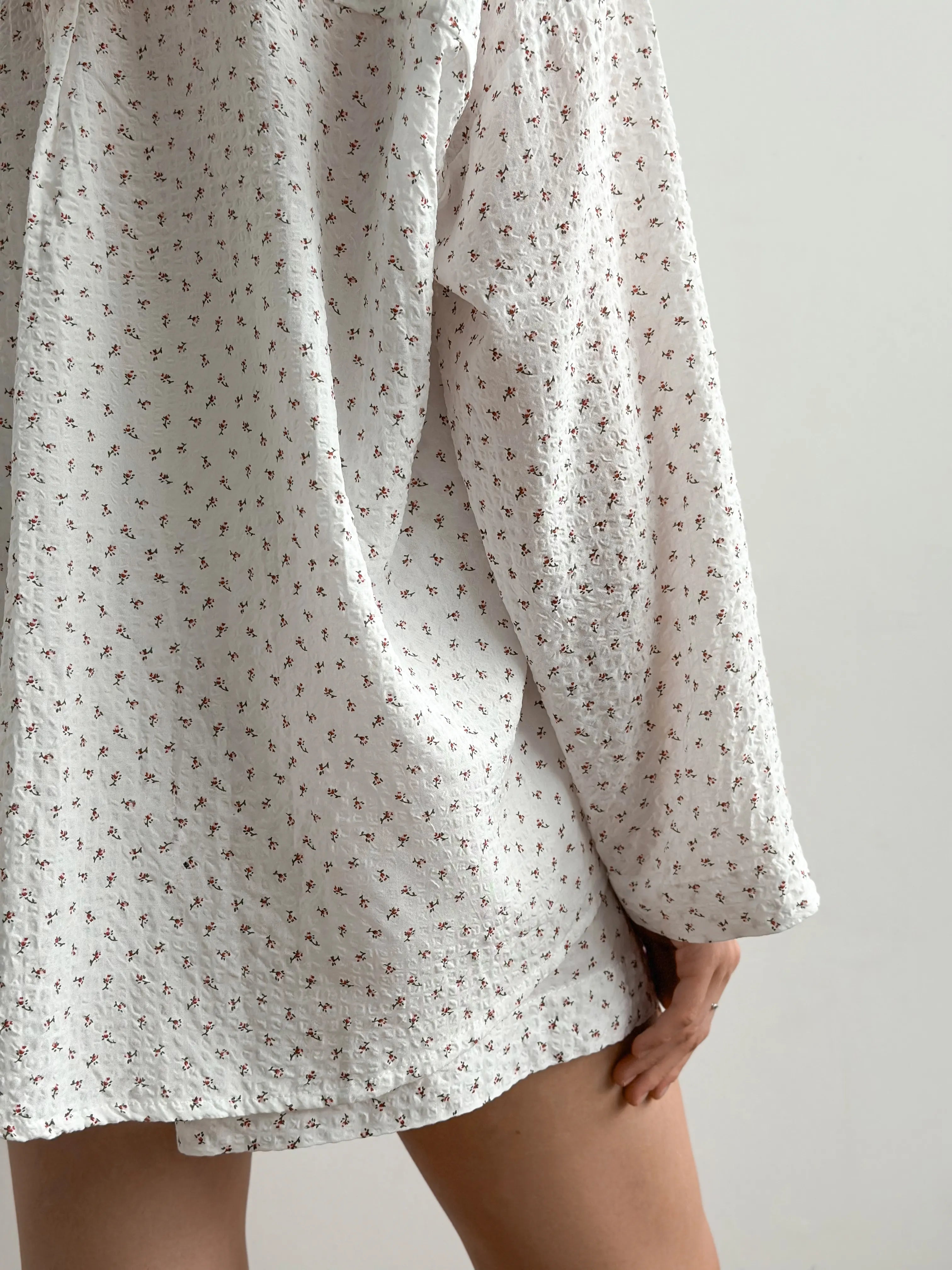Batiste reaper Suit shirt and shorts red flower