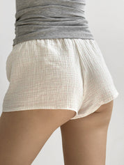 Muslin shorts MONO pink on milky