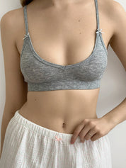 Basic gray lingerie top