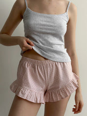 Ribbed T-shirt gray