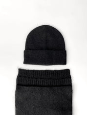 Women's black Alpaca scarf