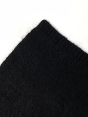 Women's black Alpaca scarf