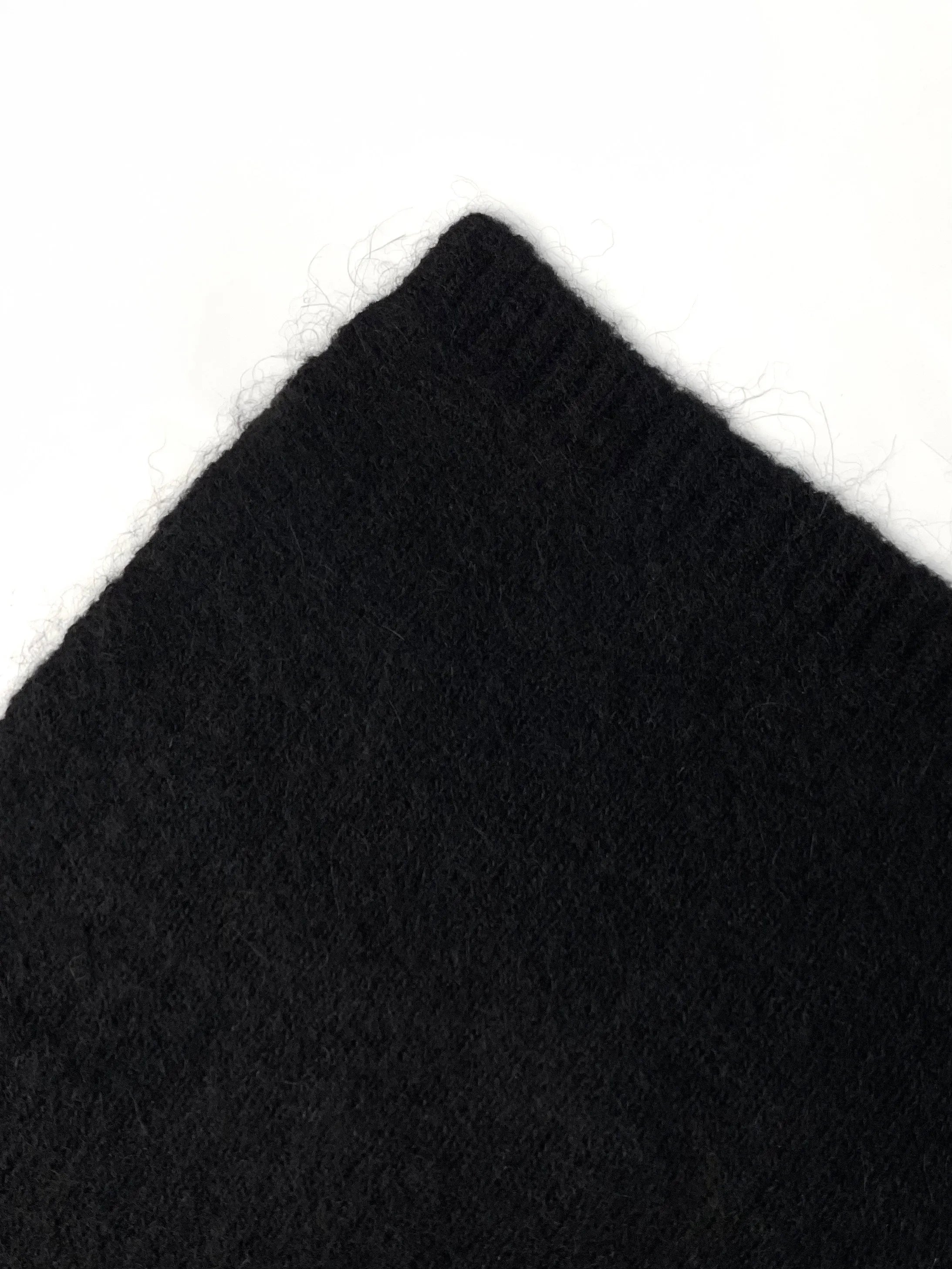 Women's black Alpaca scarf