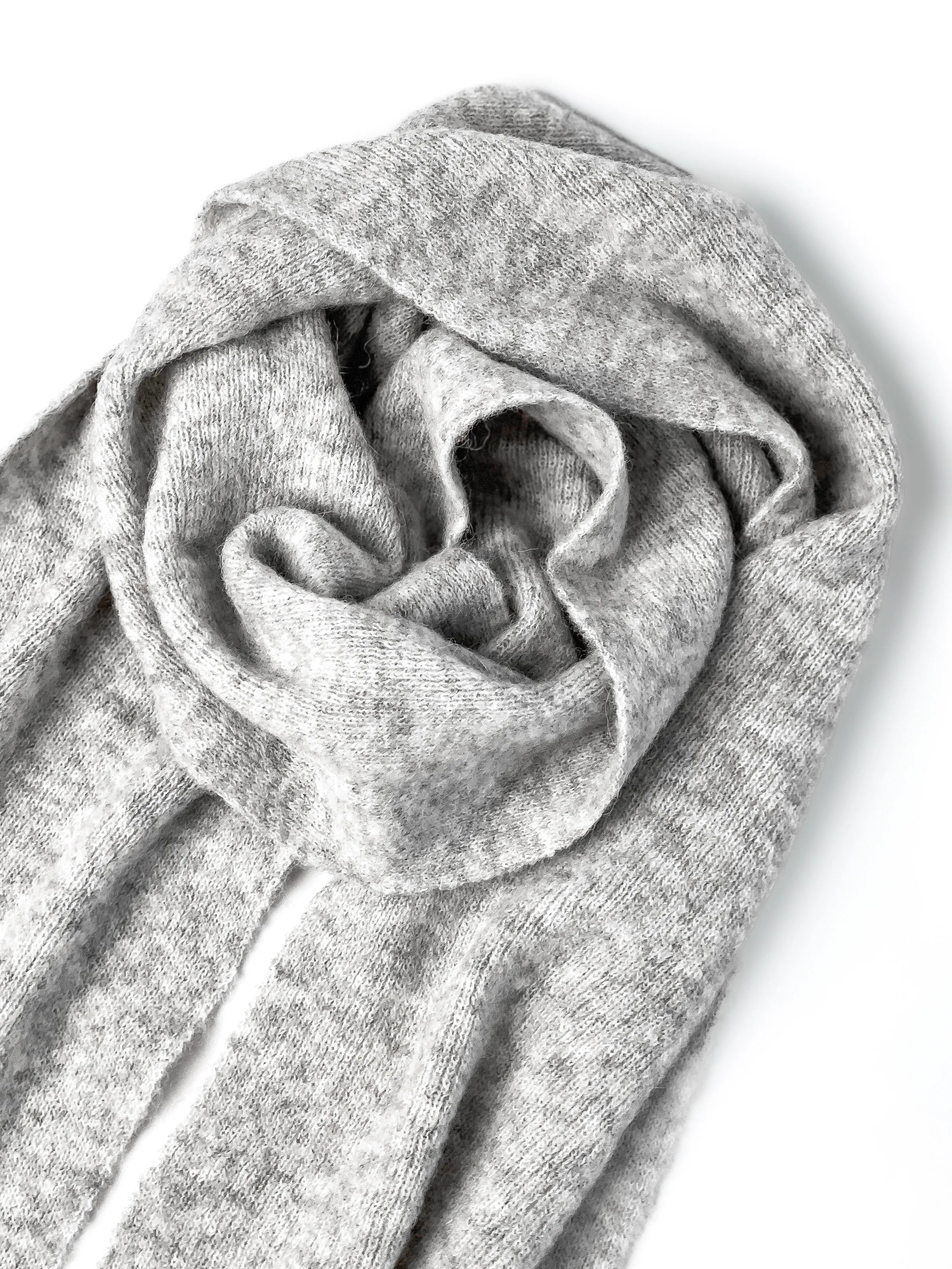 Women's scarf gray Alpaca