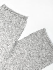 Women's scarf gray Alpaca