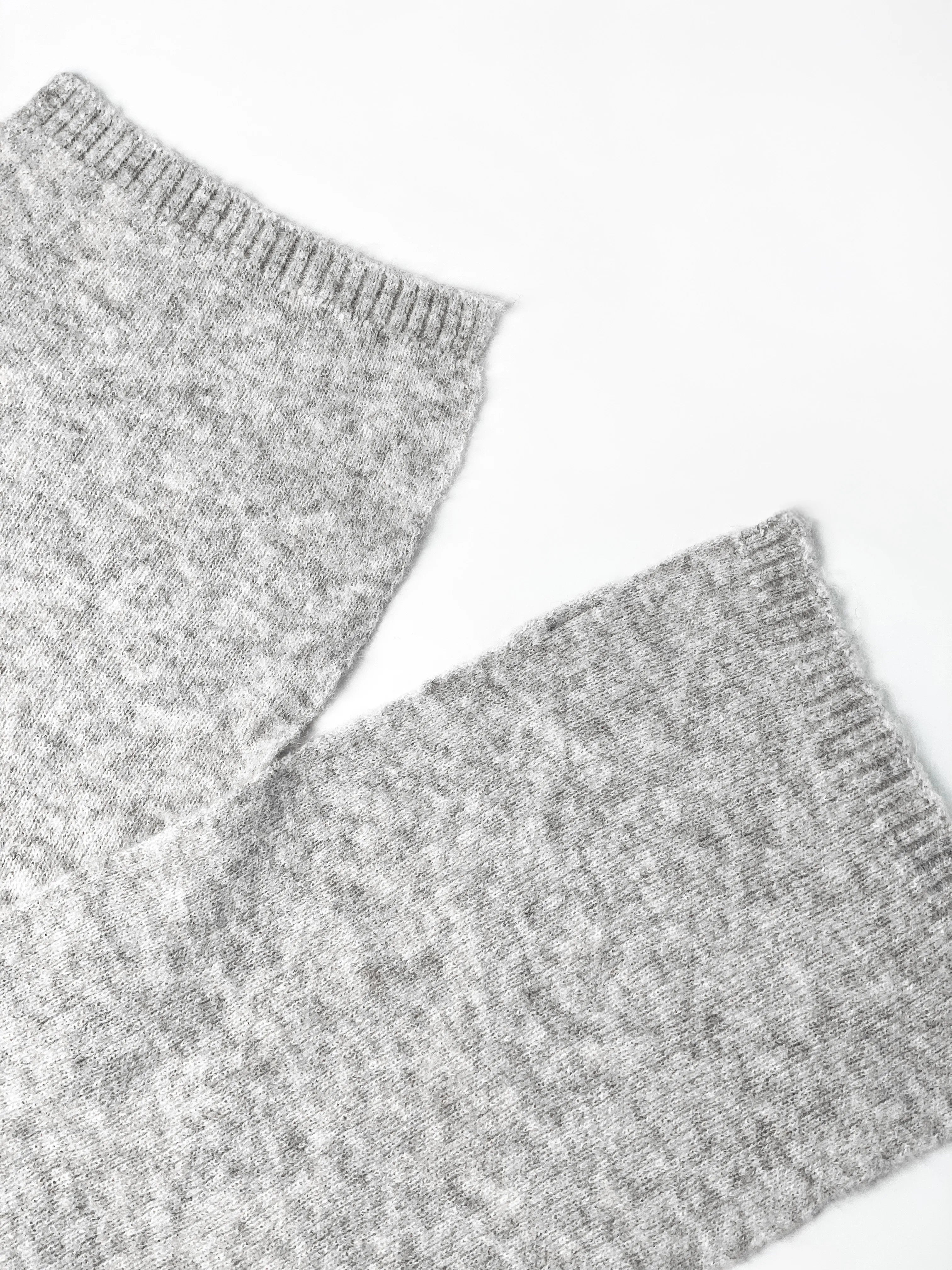 Women's scarf gray Alpaca