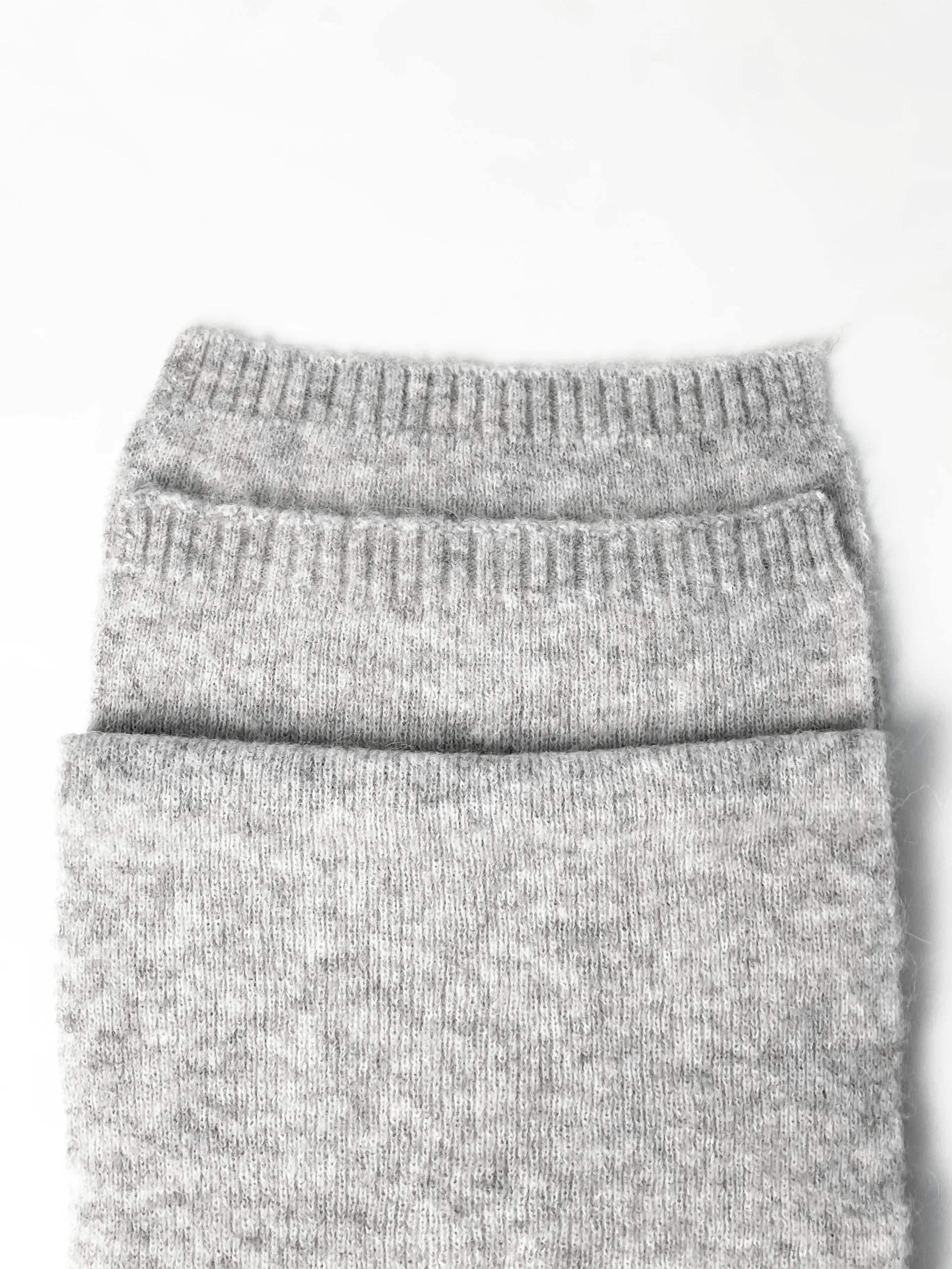 Women's scarf gray Alpaca
