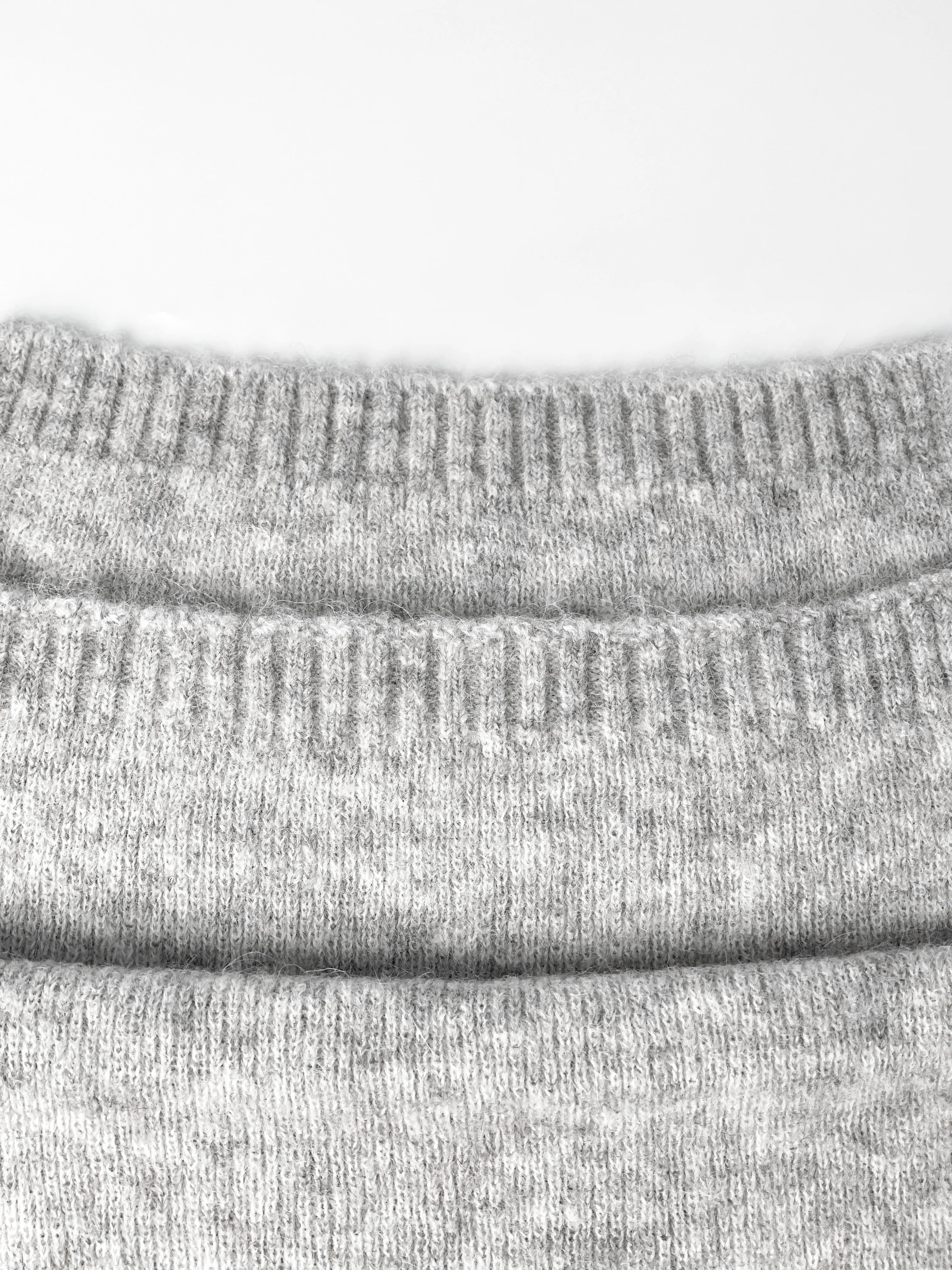Women's scarf gray Alpaca