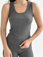 Cycle track rib knitwear anthracite