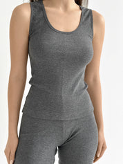Cycle track rib knitwear anthracite