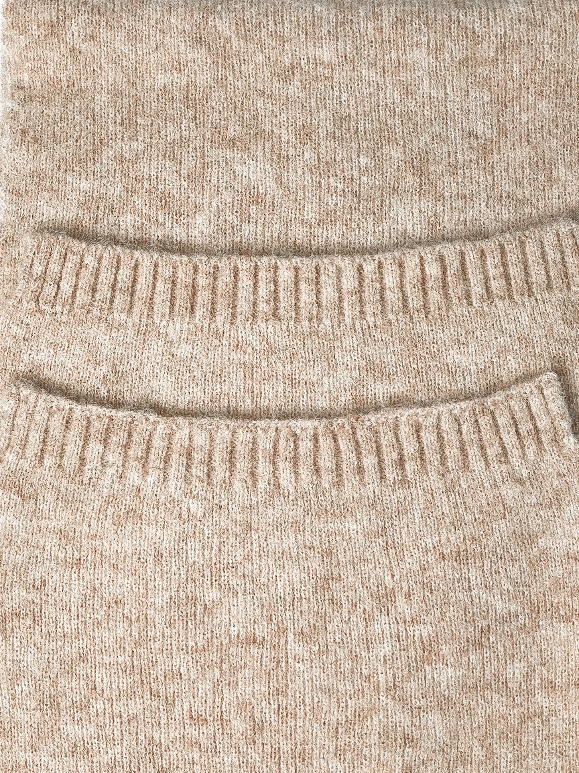 Women's light beige Alpaca scarf