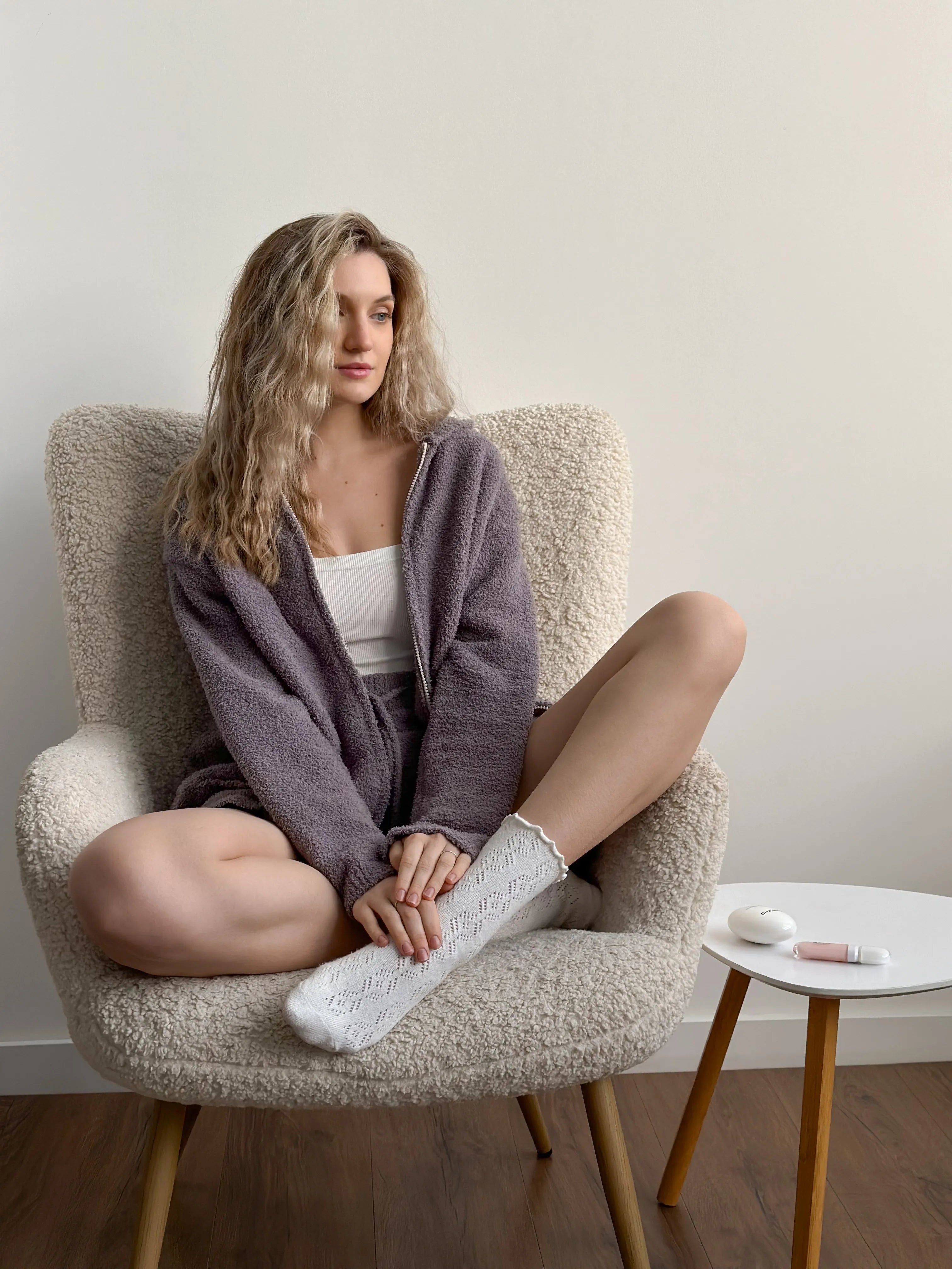 Graphite Soft Knit Shorts