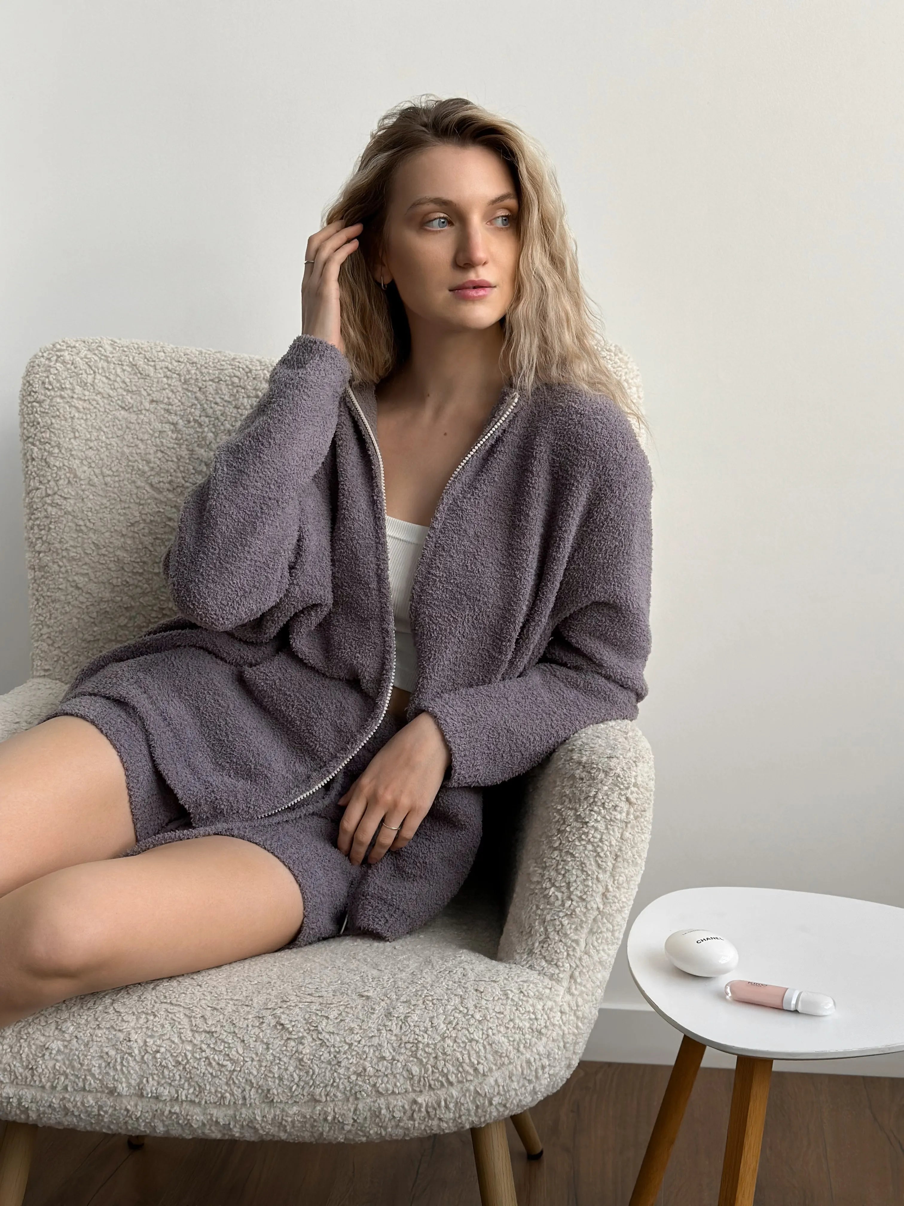 Graphite Soft Knit Shorts