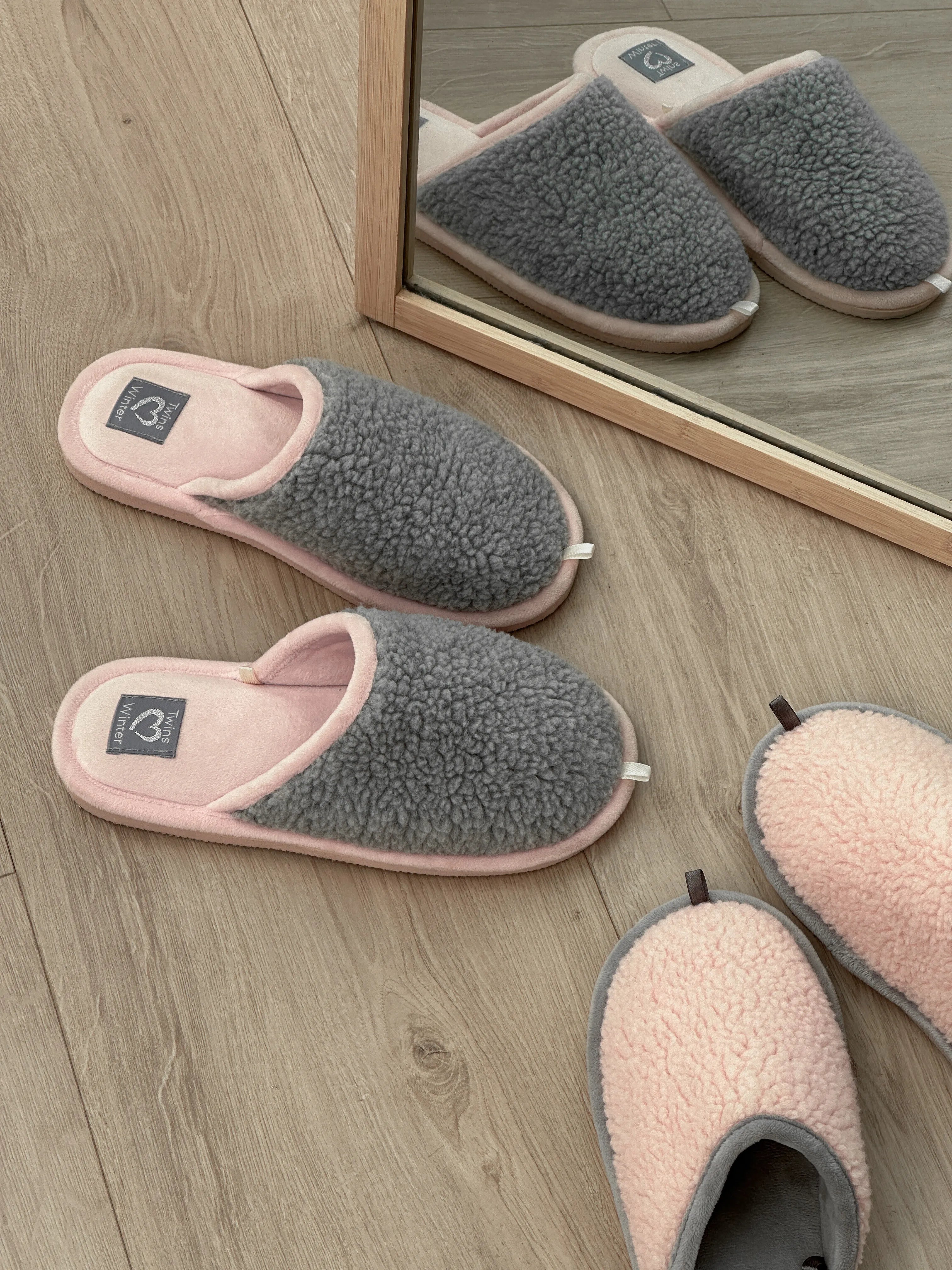 Women's slippers HS-OZ gray YETI