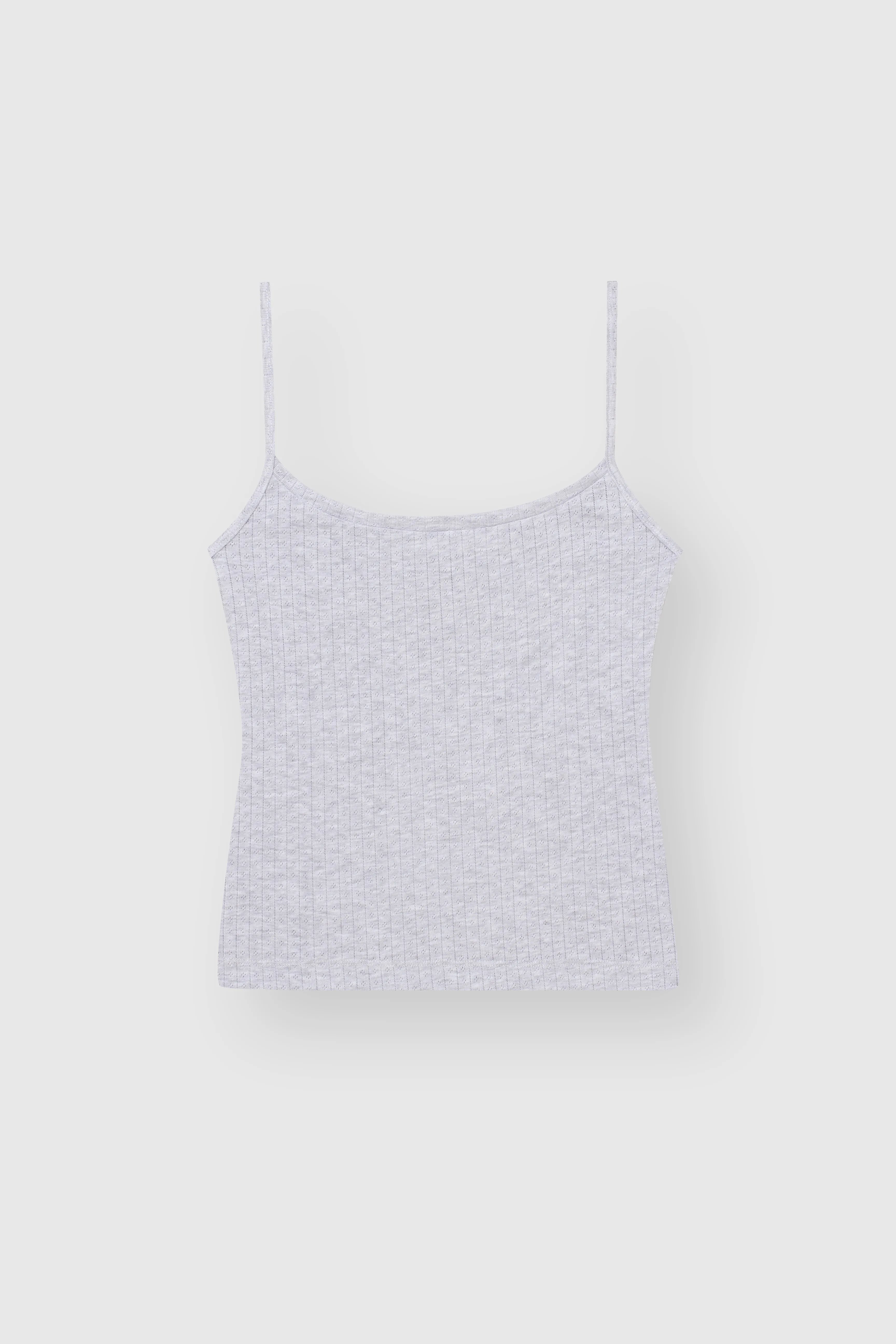 Ribbed T-shirt gray