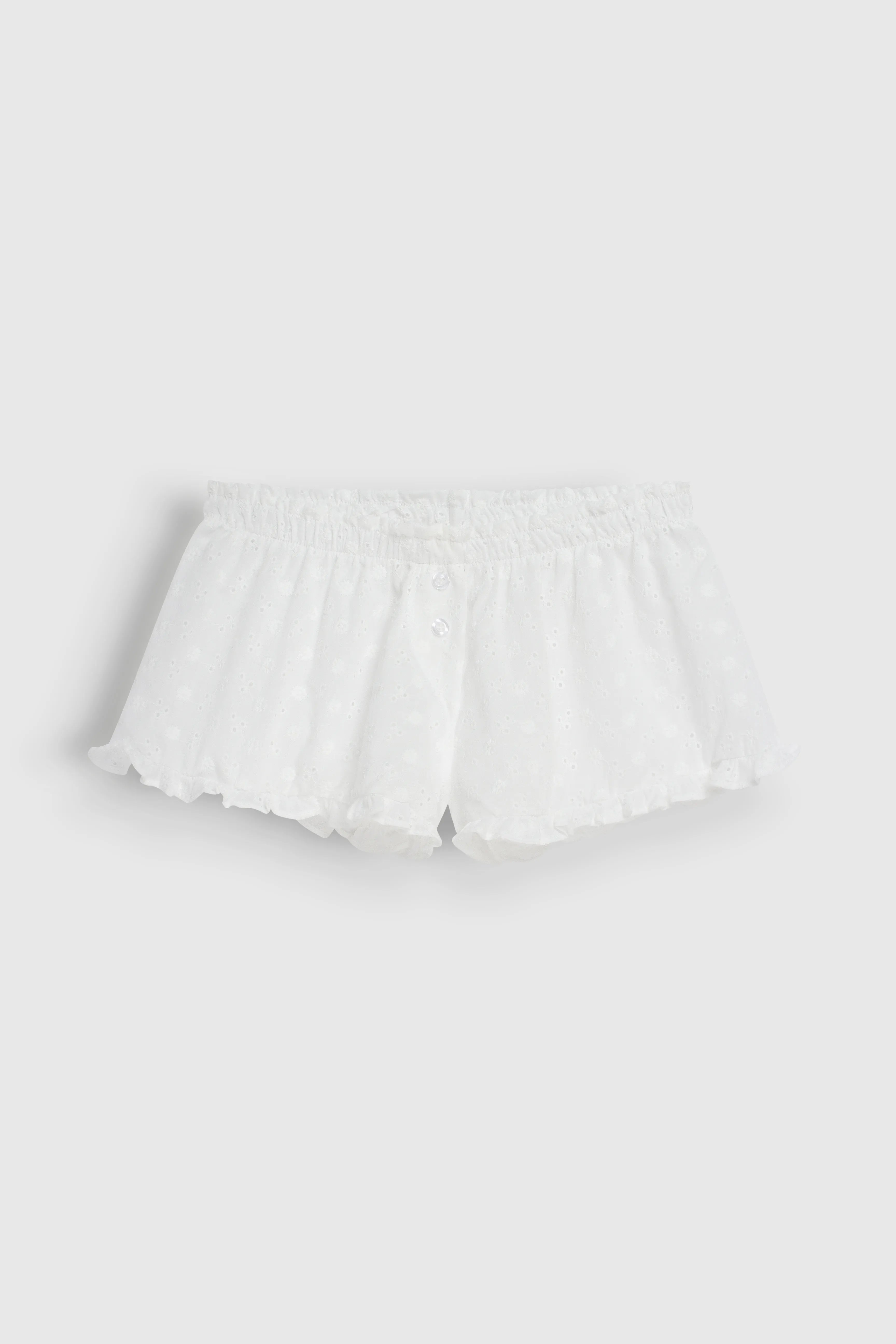 Top Mini small round lace on milk