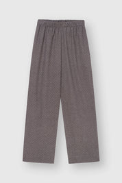 Flannel pajamas gray with small dots