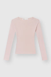 Ribbed Longsleeve in Powder