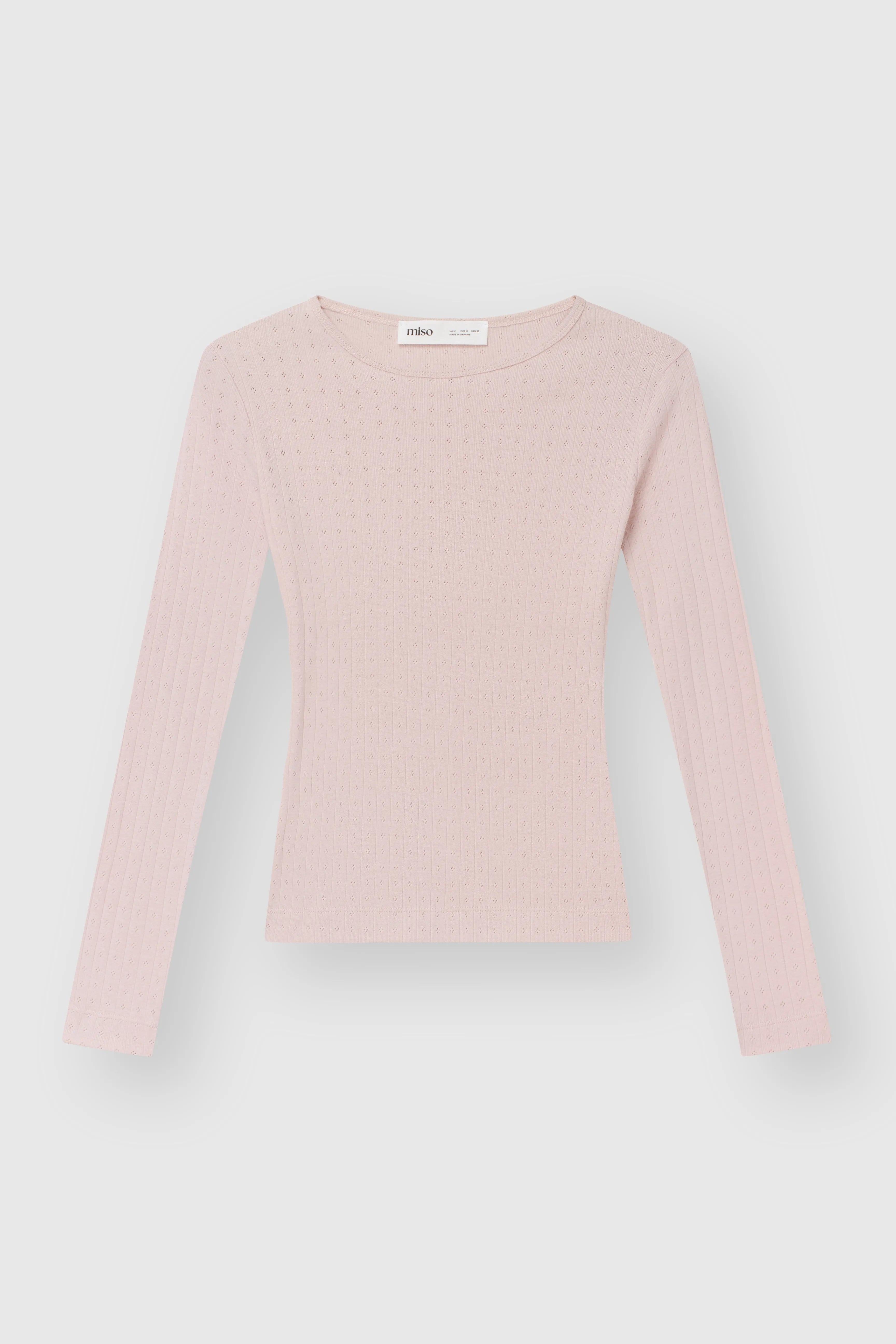 Ribbed Longsleeve in Powder