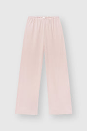 Ribbed wide pants powder