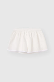 Mono cotton shorts white