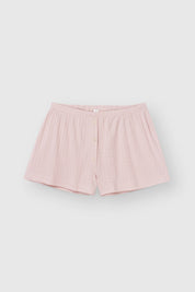 Ribbed shorts powder