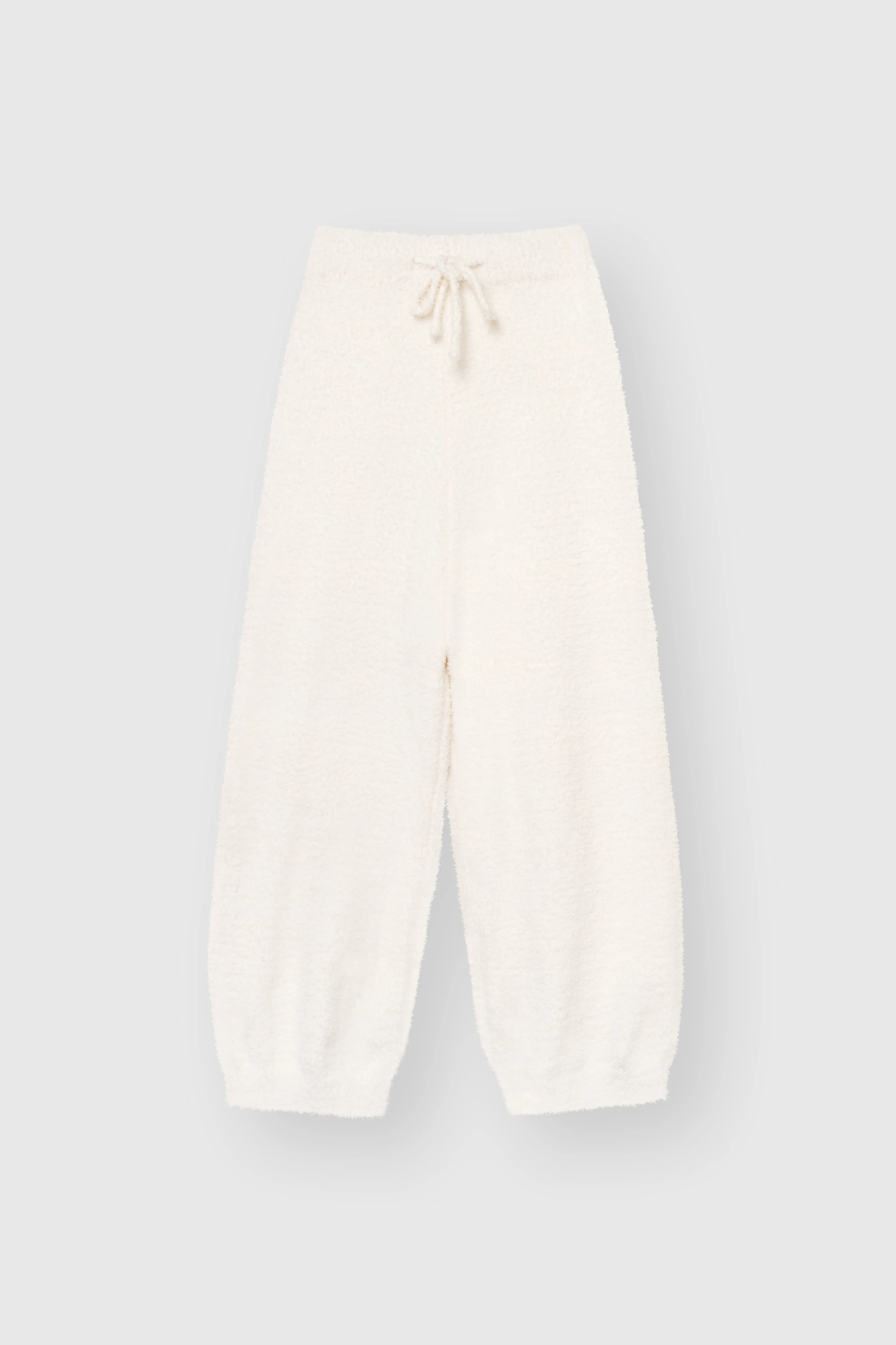 Soft knitted fluffy milk pants