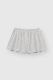 Ribbed shorts light gray