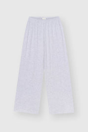 Ribbed wide pants gray