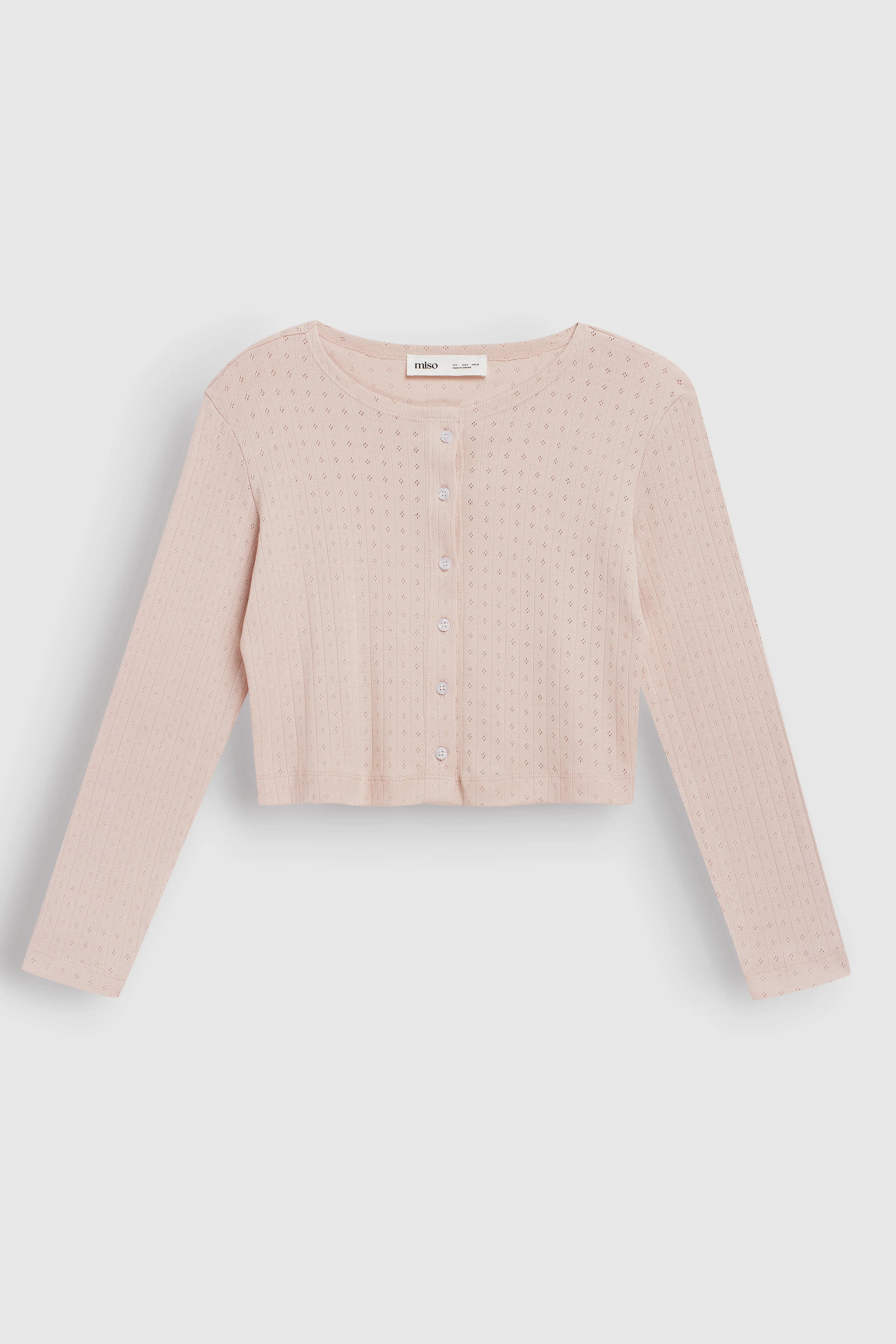 Powder-Colored Ribbed Longsleeve
